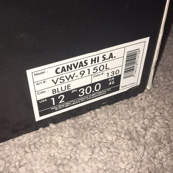 Vision Street Wear Canvas Hi Steve Aoki SA Dim Mak VSW Shoes Sneakers Mens Sz 12 - Picture 11 of 11